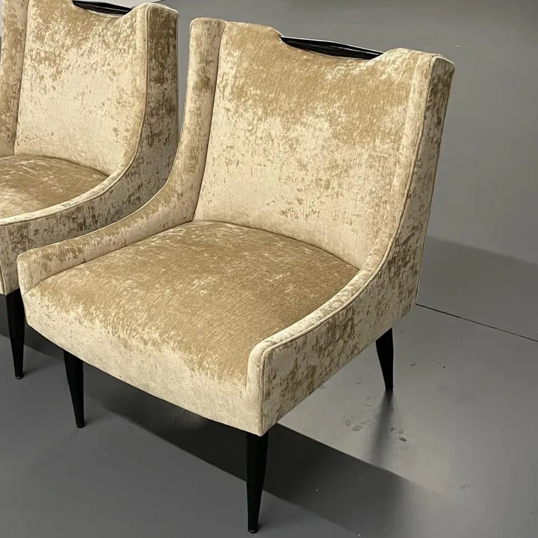 Pair of Mid-Century Modern Slipper/Lounge Chairs, Harvey Probber Style, American - 2