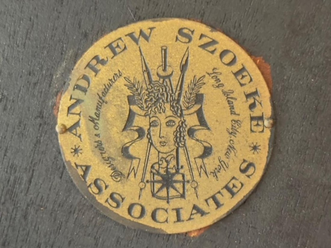 Andrew Szoeke, Satinwood, Oak, Writing Desk and Chair, USA, 1950s - 4