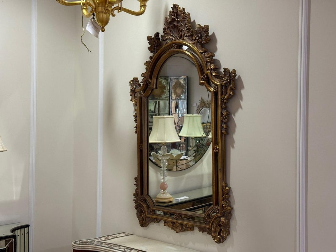Continental, Giltwood, Arched Wall Mirrors, USA, 20th c. - 4