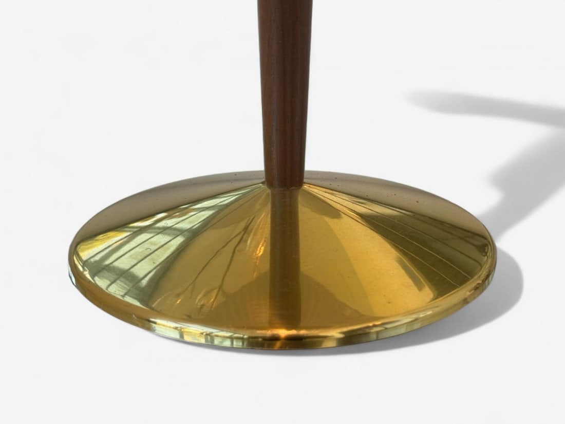 Gerald Thurston, Teak, Brass, Plastic, Table Lamp, USA, 1960s - 9