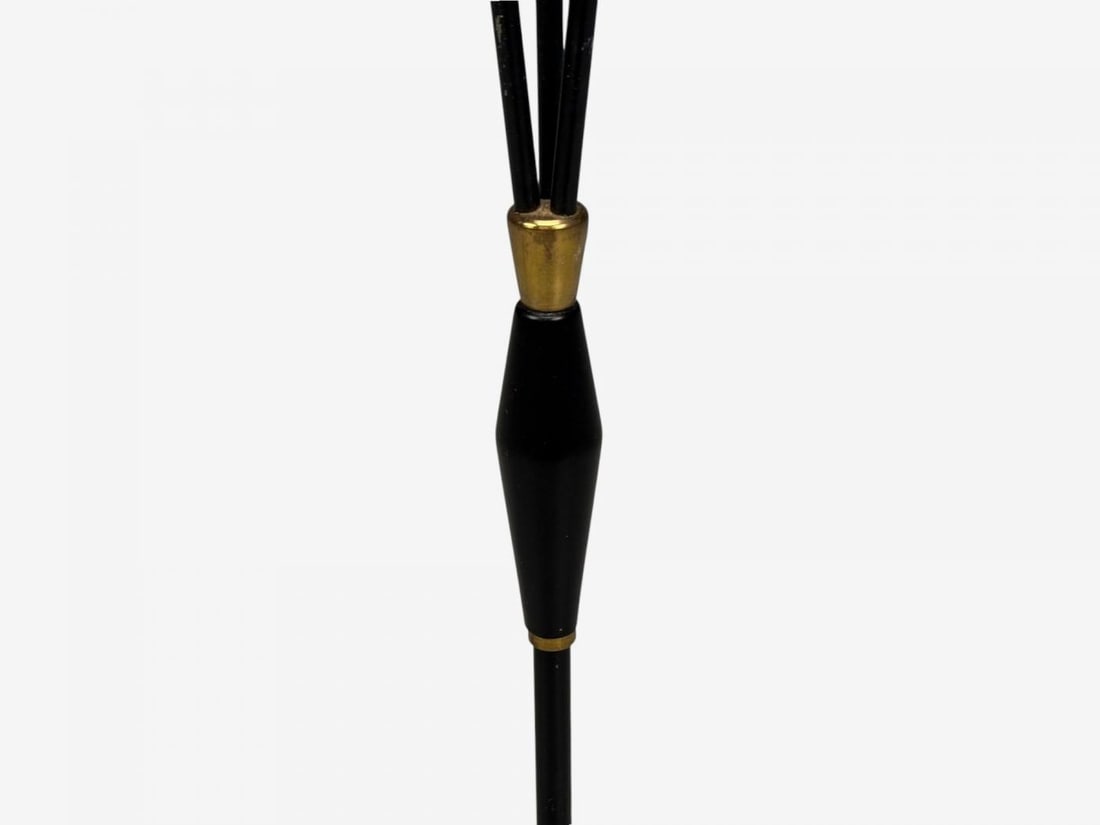 AJH, Swedish Modern, Adjustable Floor Lamp, Metal, Brass, Sweden, 1950s - 9