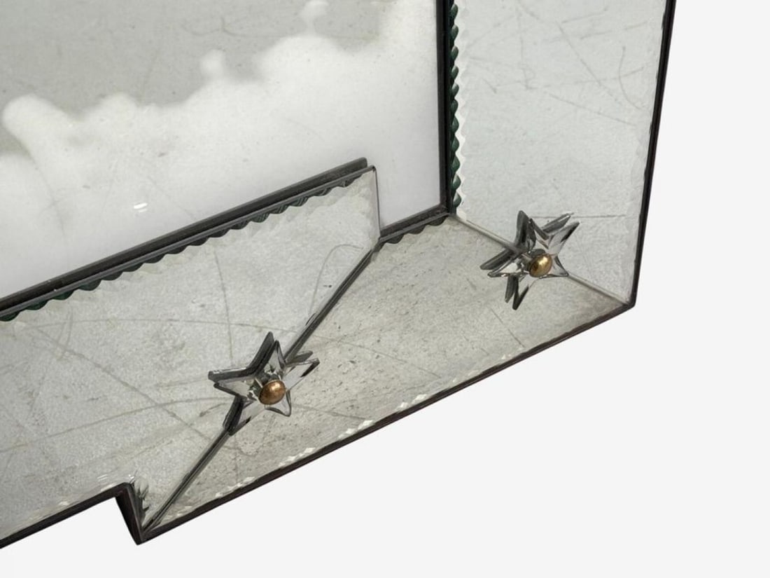 Art Deco Style, Antique and Beveled Glass, Venetian Wall Mirrors, 21st C. - 8