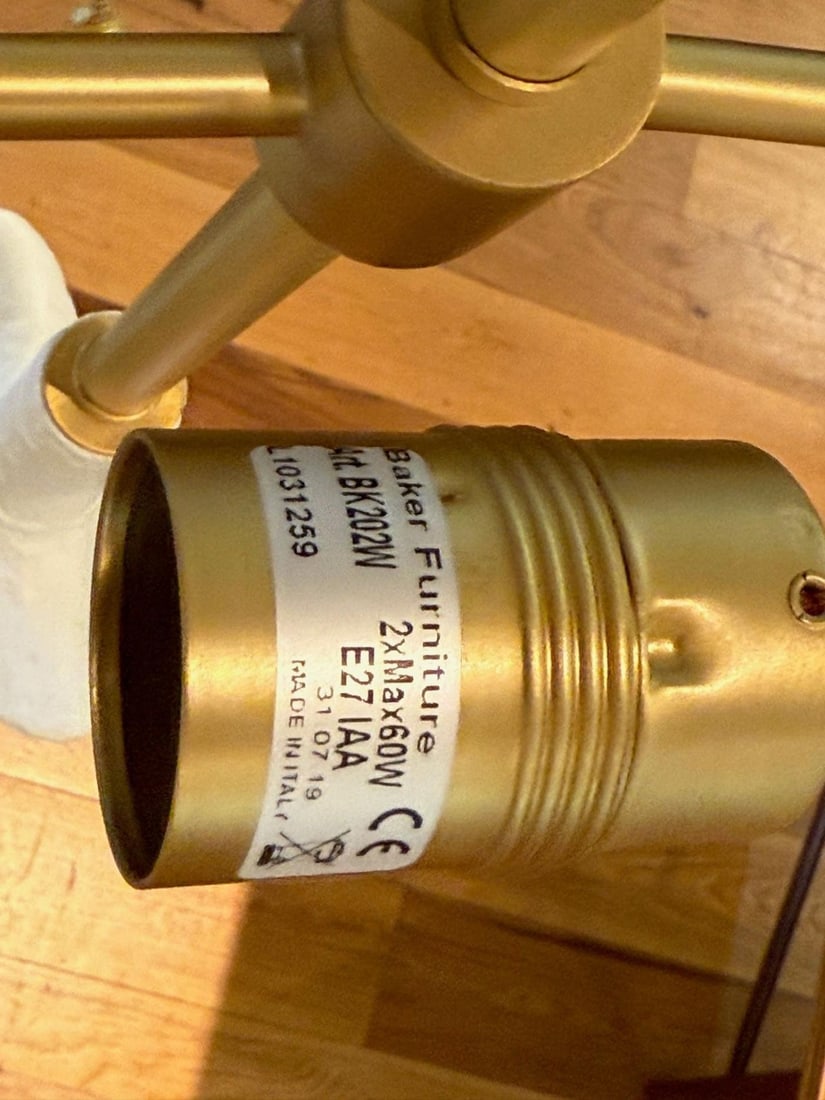 Baker Furniture, Plaster, Large Modern Floor Lamps, Italy, 2000s - 10