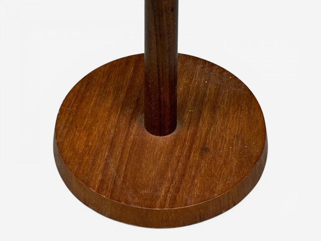 Nybro Armaturfabrik, Floor Lamp, Wood, Metal, Fabric, Sweden, 1940s - 12