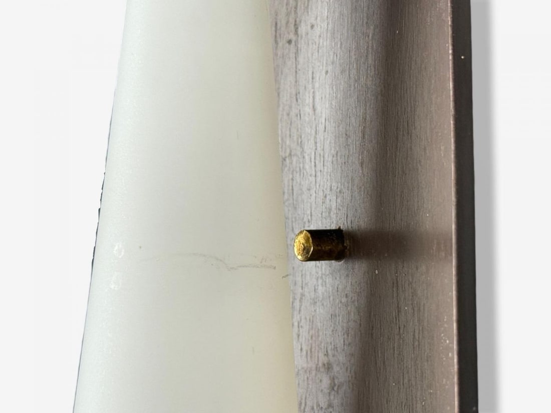 Danish Modern, Teak, Brass, Opaline Glass, Wall Lights, Denmark, 1960s - 9