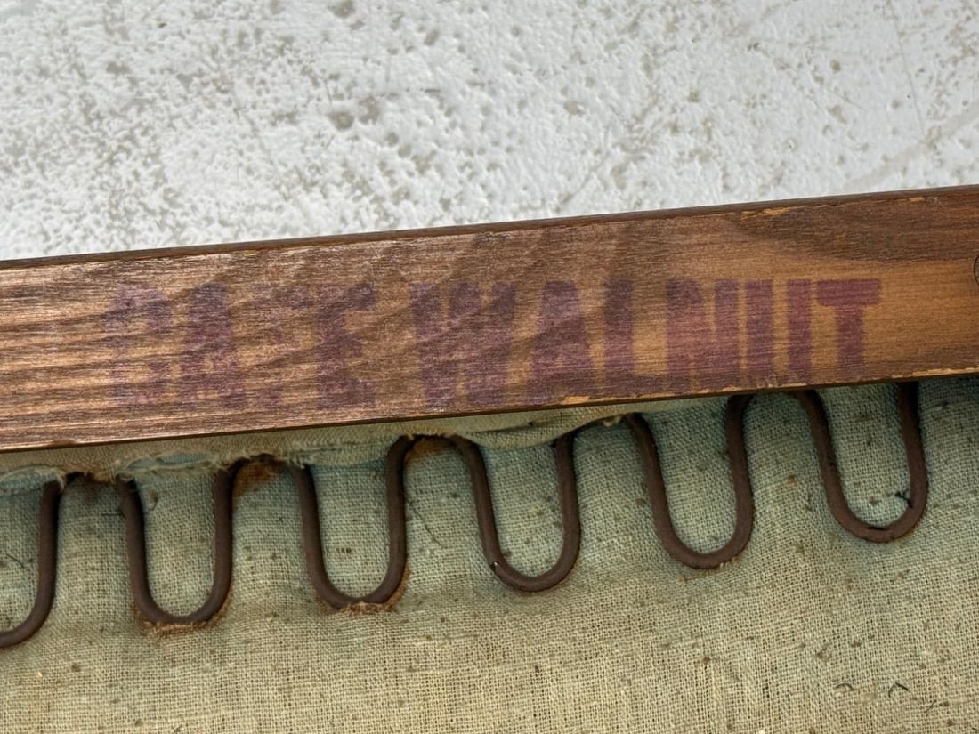 Danish Modern, Gray Leatherette, Walnut, Footstool, Denmark, 1950s - 8