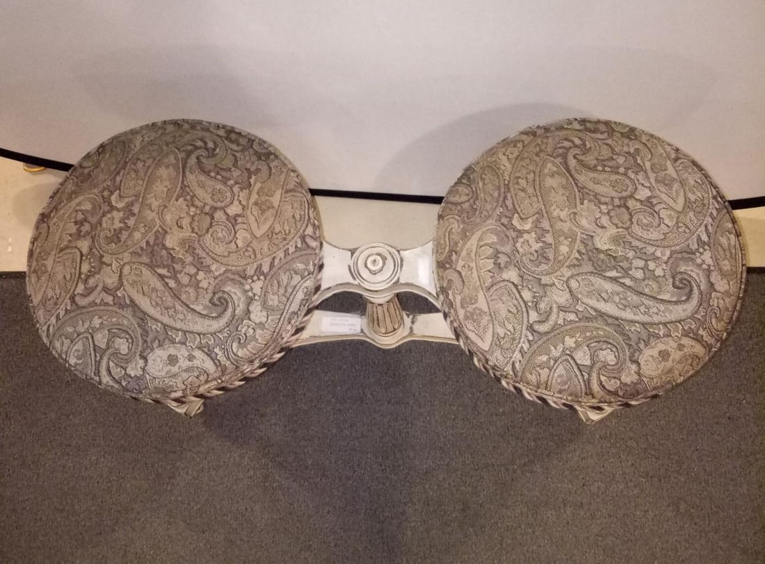 Swedish Painted Bench with Double Seats - 2