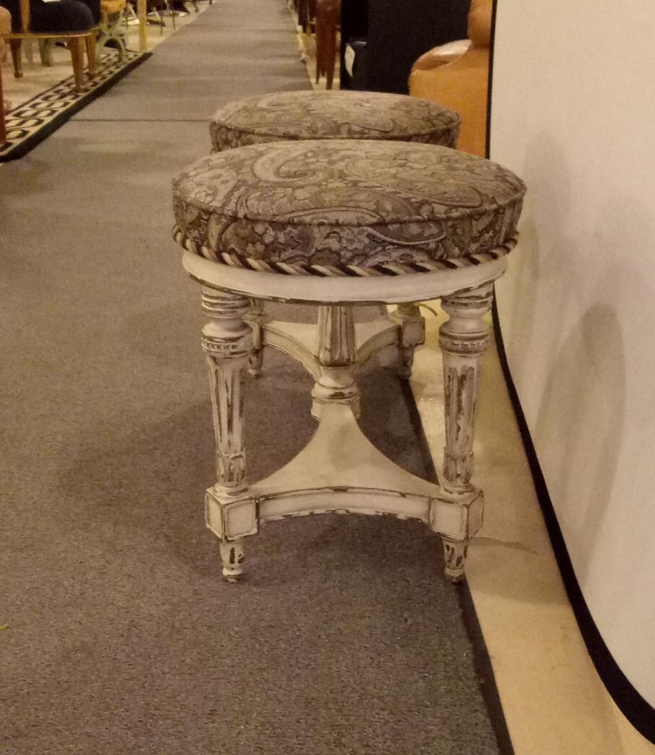 Swedish Painted Bench with Double Seats - 3