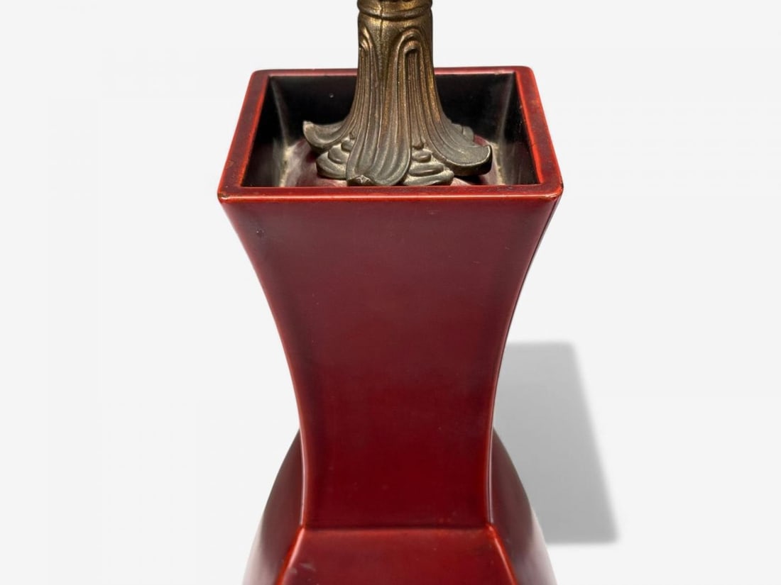 Japanese, Copper, Lacquered Metal, Brass, Maruni Vase Table Lamps, Japan, 1960s - 10