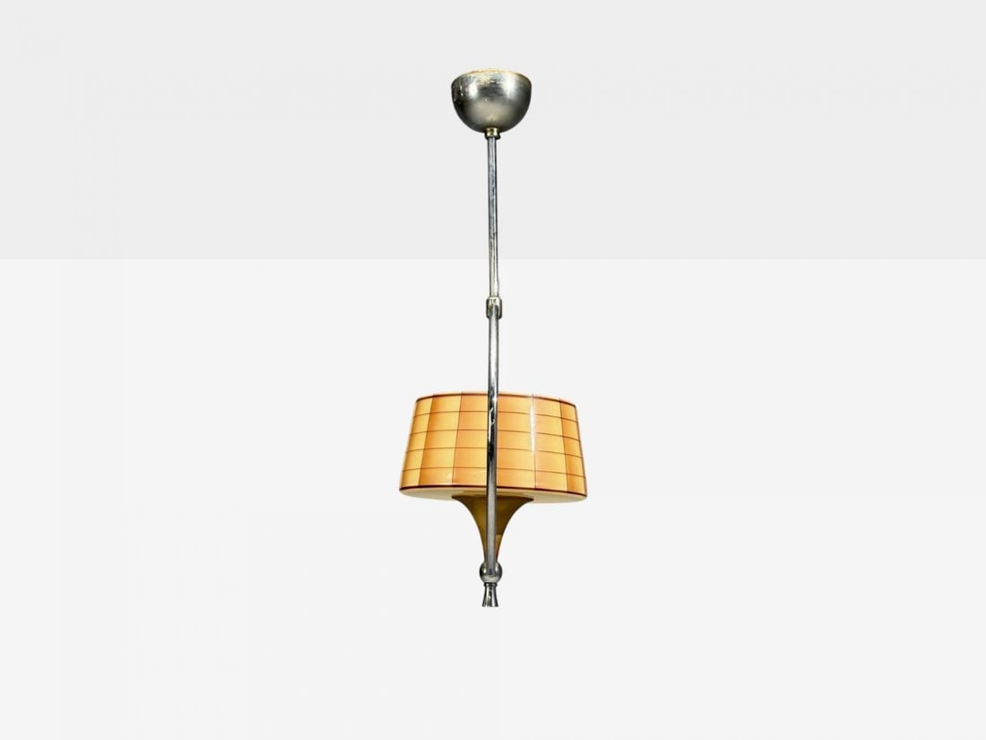 Swedish Modern, Pendant Light, Glass, Metal, Sweden, 1930s - 10
