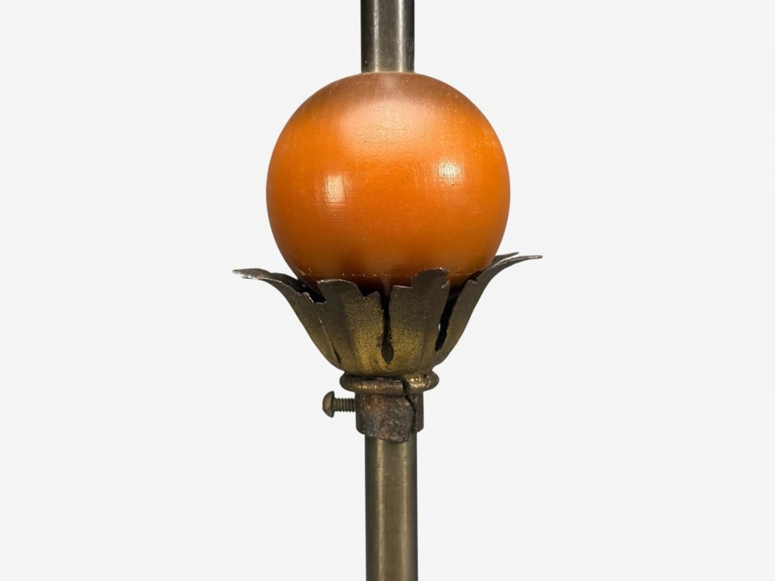 Swedish Modern, Pendant Light, Raw Glass, Wood, Sweden, 1940s - 5