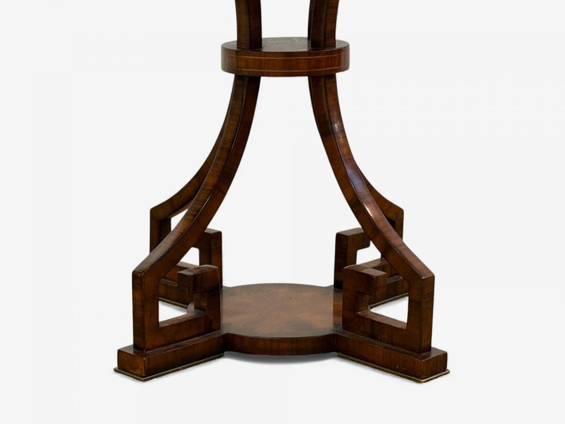 Russian Neoclassical, Burlwood, Brass, Gueridons, France, 1950s - 11