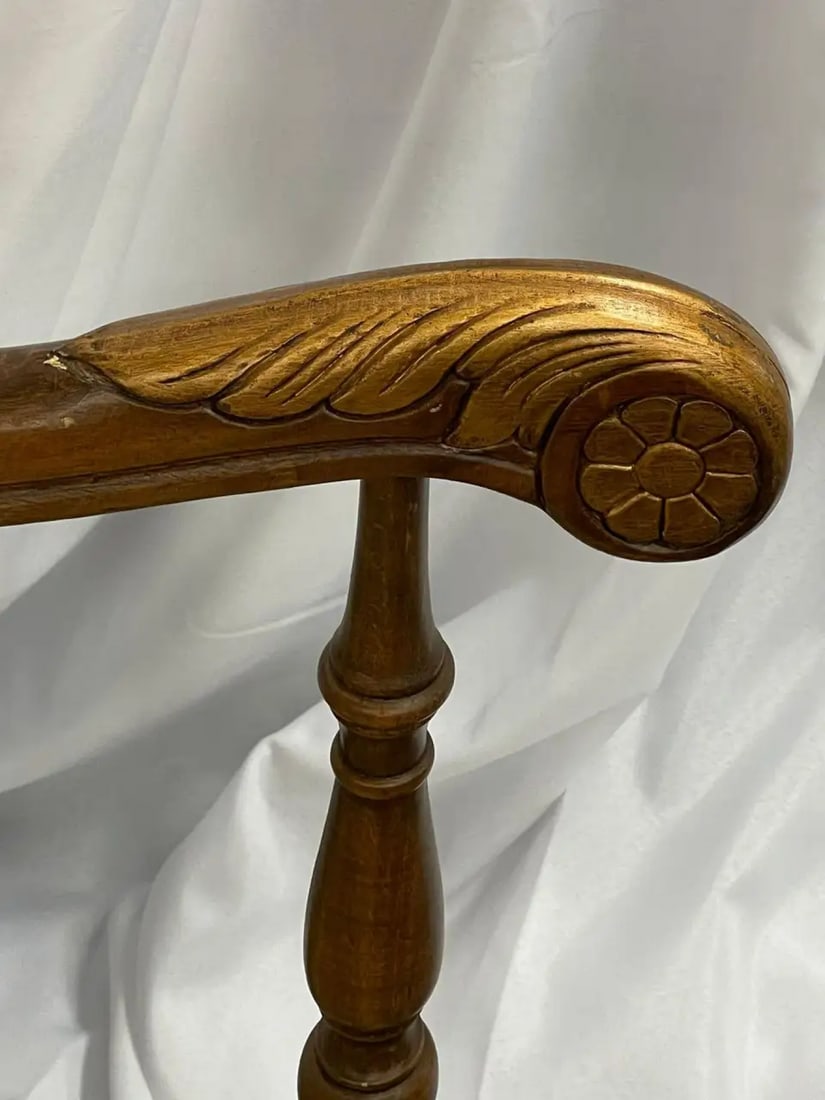 Pair of Throne Chairs, Fauteuils in Louis XIV Fashion, Fine Upholstery - 7