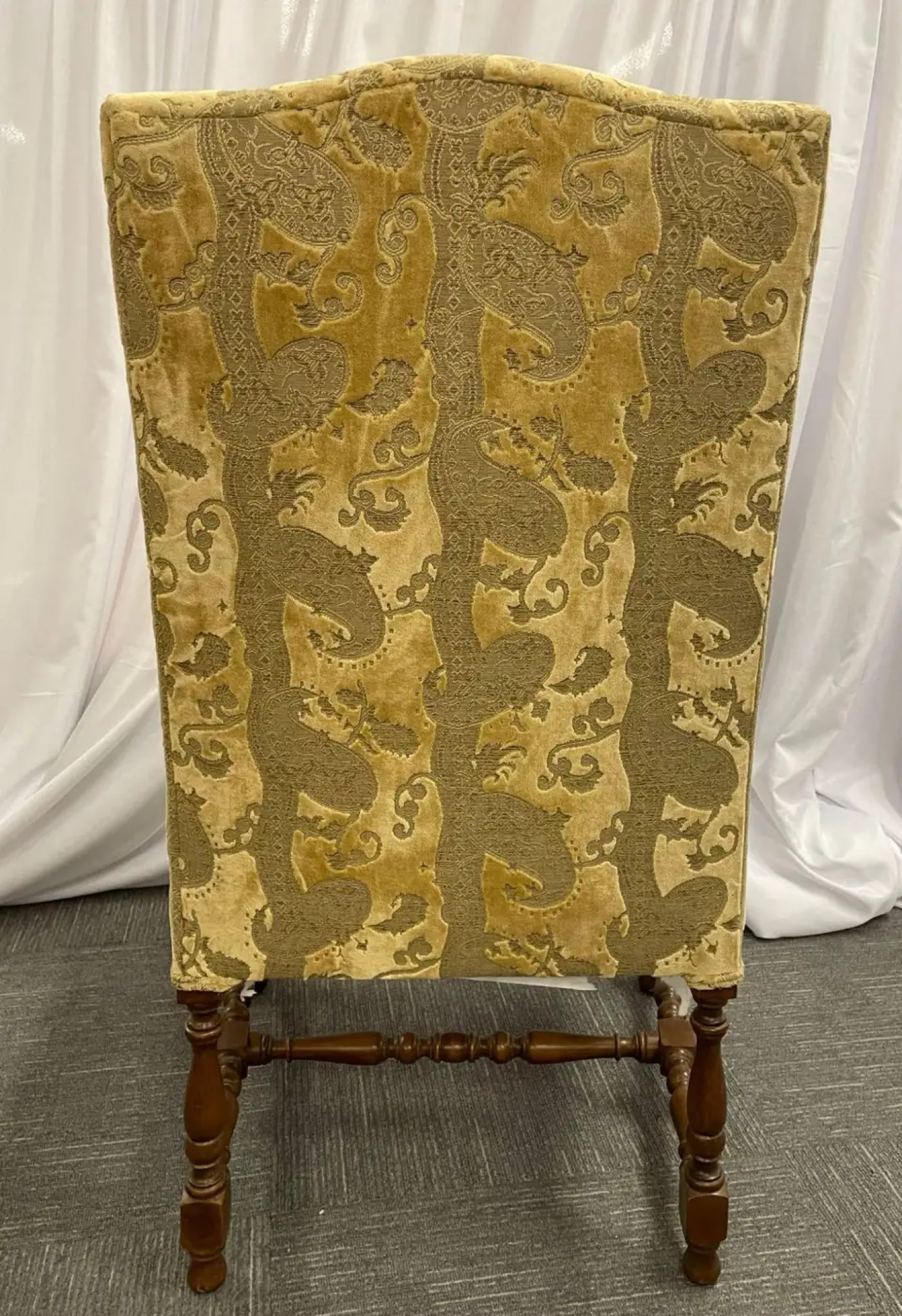 Pair of Throne Chairs, Fauteuils in Louis XIV Fashion, Fine Upholstery - 9