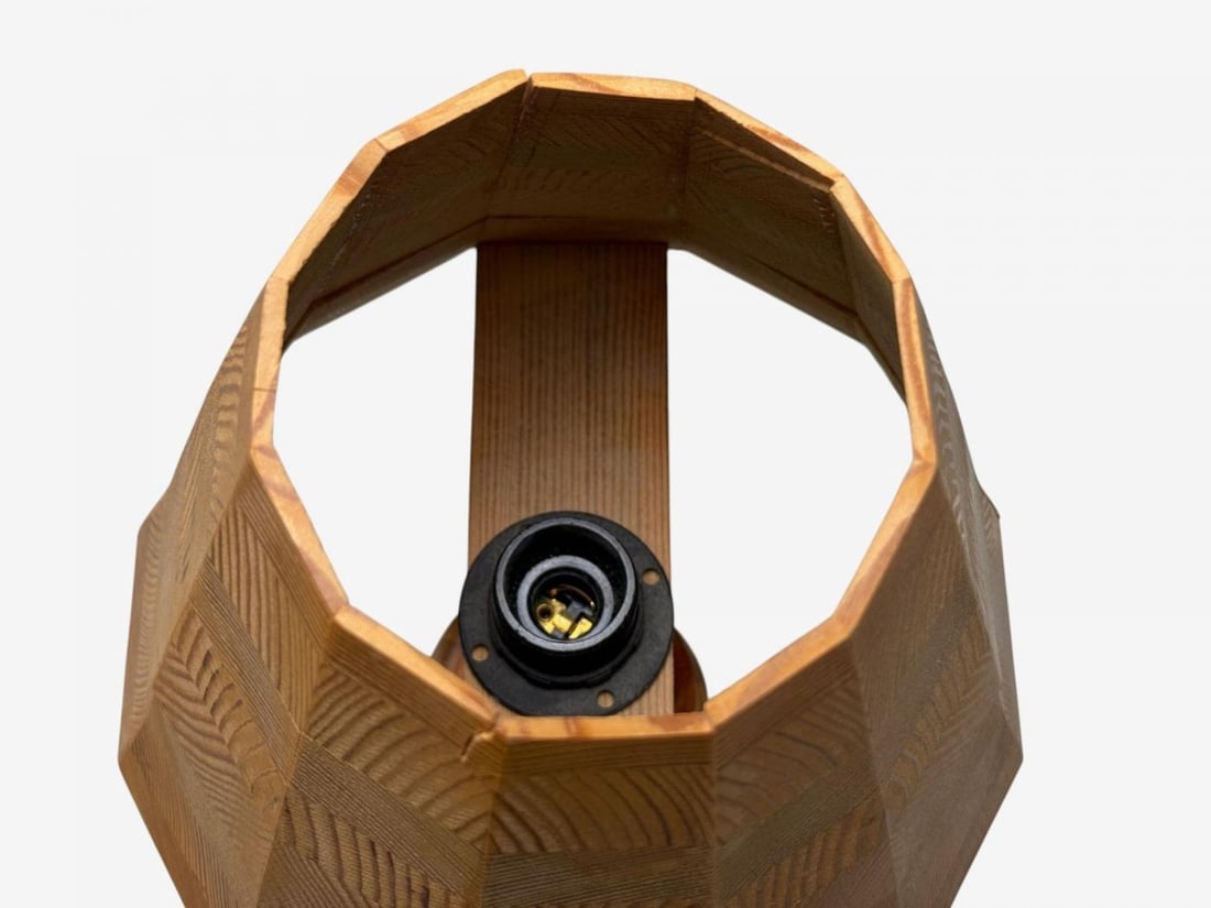 Swedish Modern, Pine, Table Lamp, Sweden, 1960s - 9