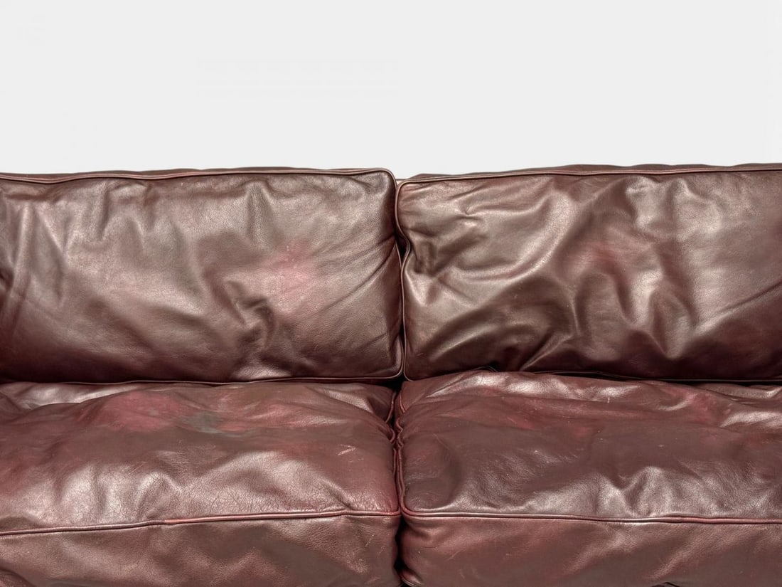 Illum Wikkelsø, Settee, Brown Leather, Rosewood, Denmark, 1960s - 6