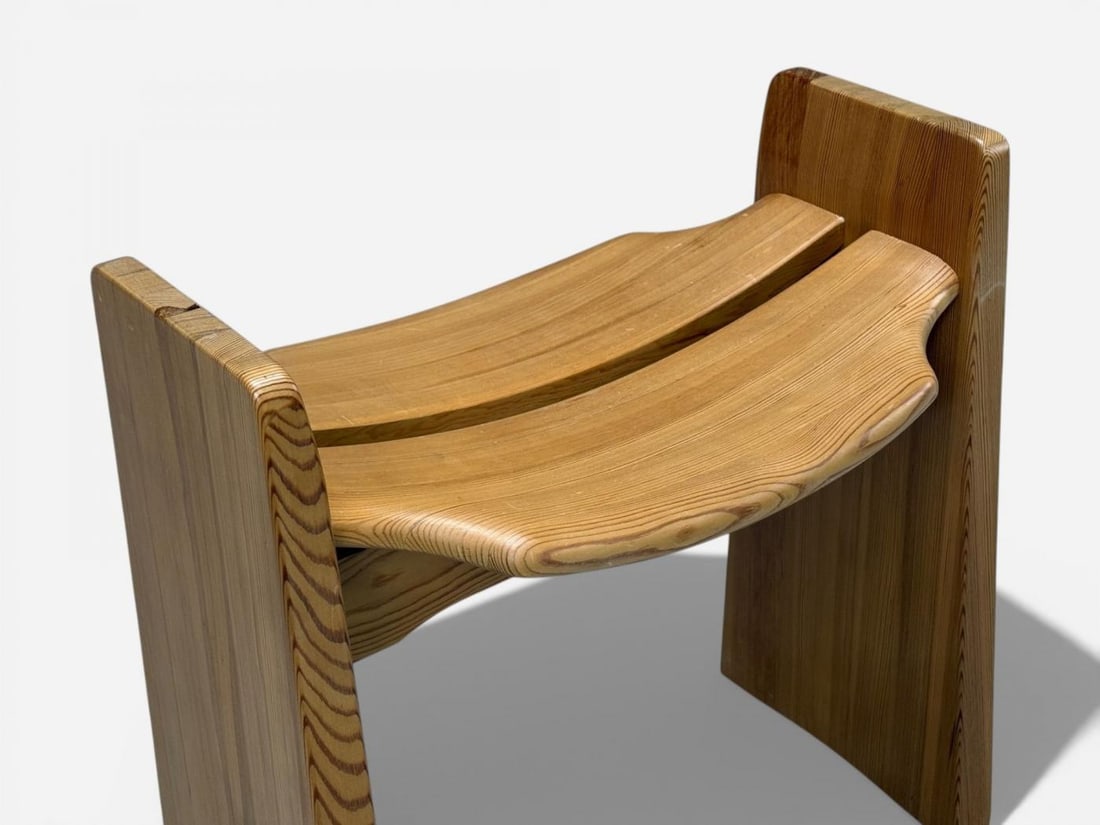 Gilbert Marklund, Jonte Stool, Pine, Sweden, 1960s - 4