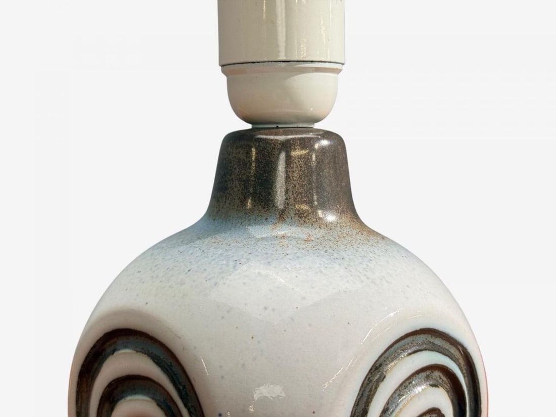 Bruno Karlsson, Table Lamp, White Glazed Ceramic, Sweden, 1960s - 5