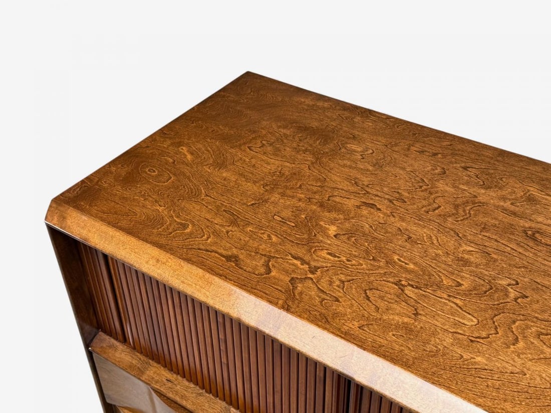 Edmund J Spence, Swedish Modern, Maple, Wave Highboy, Sweden, 1950s - 8