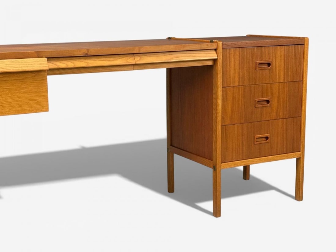 Bertil Fridhagen, Swedish Modern, Writing Desk or Vanity, Teak, Sweden, 1960s - 7