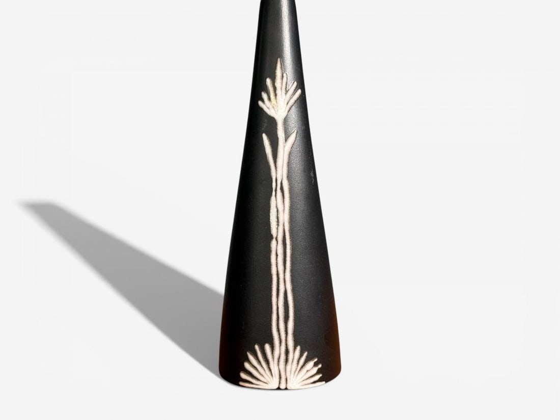 Søholm Stentoj, Table Lamp, Black Stoneware, Denmark, 1950s - 7
