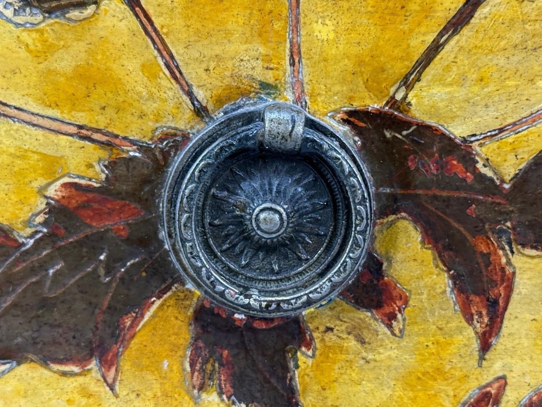 Max Kuehne, Silver Leaf, Painted Wood, Rare Commode, USA, 1950s - 11