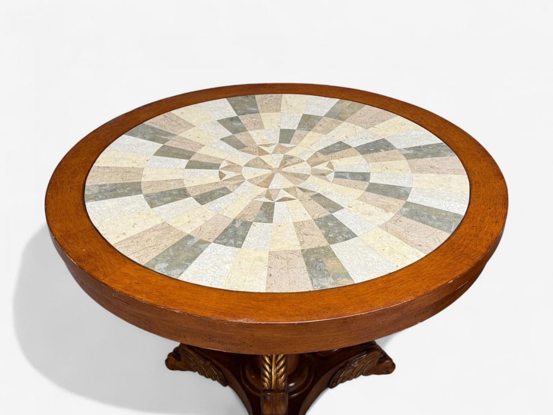 Regency Style, Pine, Stone, Accent Tables, USA, 20th c. - 7