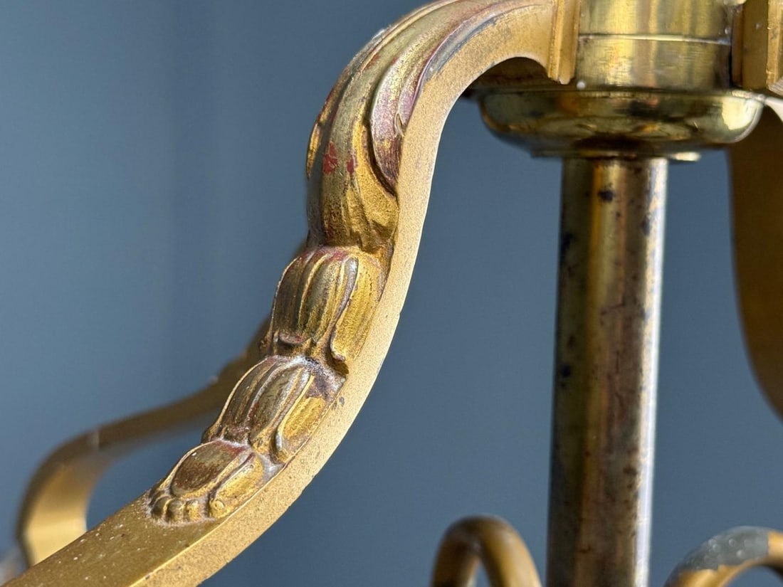 French Louis XVI, Chandeliers, Dore Bronze, Crystal, France, 19th Century - 11