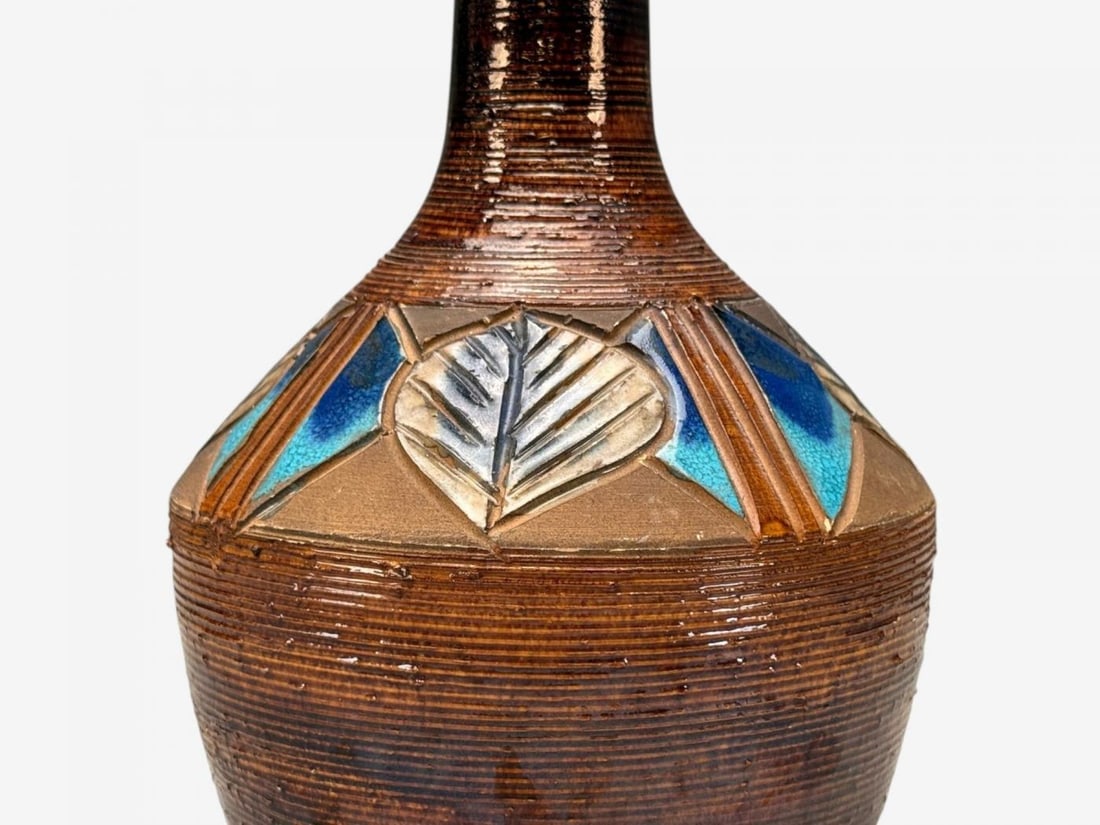 Julie Keramik, Danish Modern, Brown Ceramic, Table Lamp, Denmark, 1960s - 7