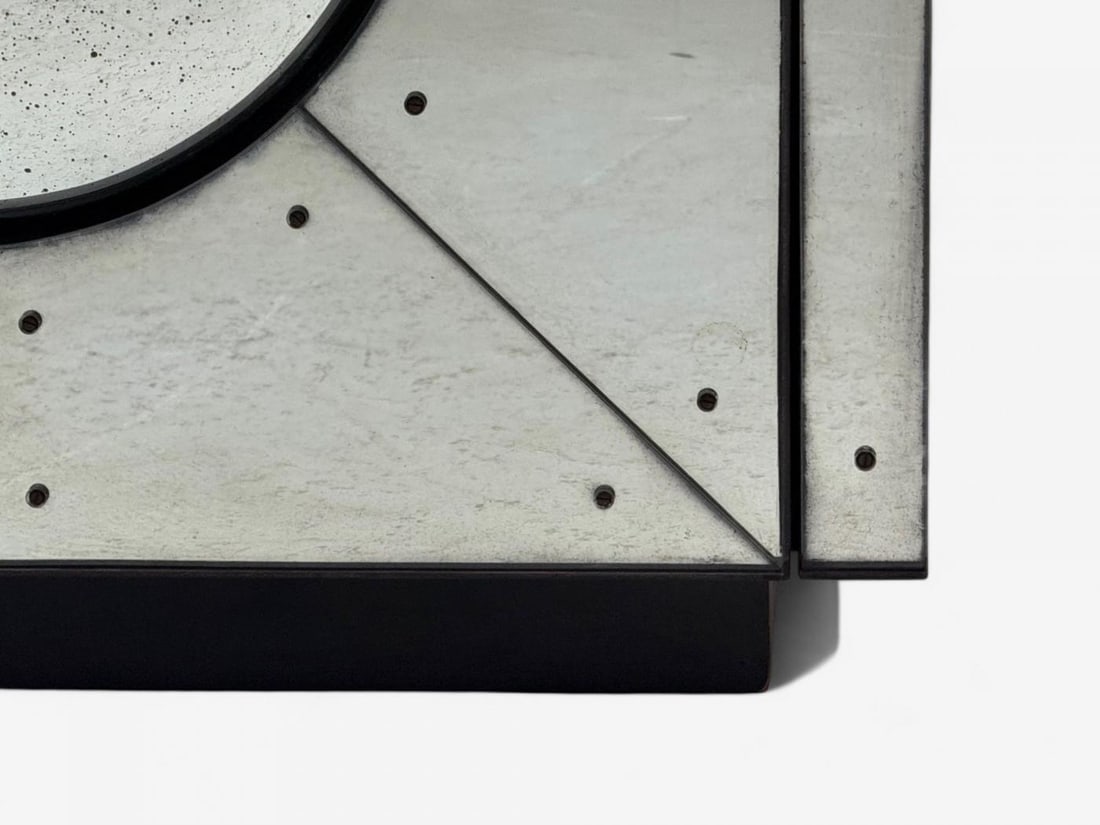 Art Deco Style, Painted Wood, Antique Glass, Mirrored Sideboard or Credenza - 11