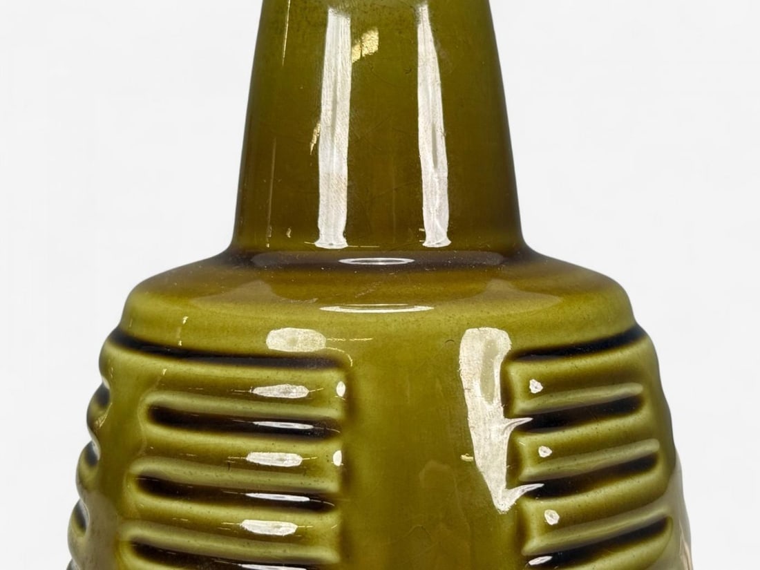 Einar Johansen, Danish Modern, Green Stoneware, Table Lamp, Denmark, 1970s - 6