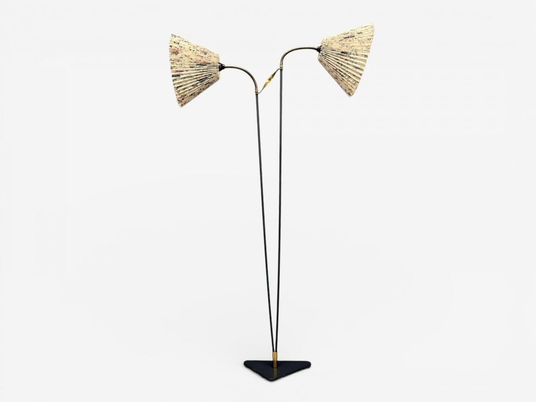 Swedish Modern, Lacquered Metal, Brass, Paper, Sweden, 1900s - 3