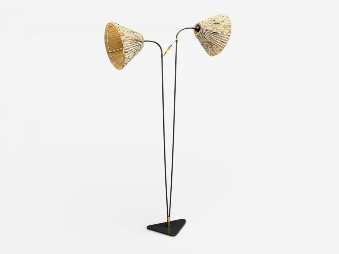 Swedish Modern, Lacquered Metal, Brass, Paper, Sweden, 1900s - 4