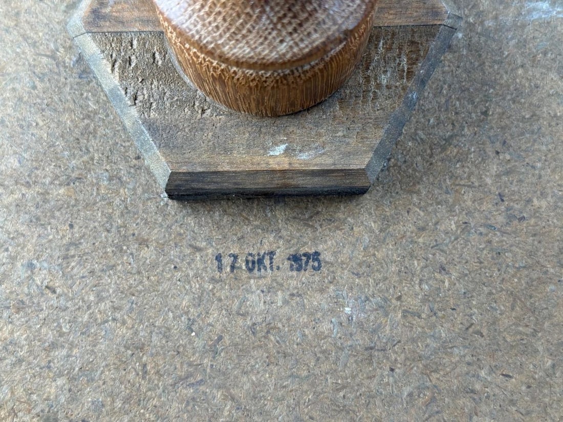 Danish Modern, Oak, Ceramic, Side Table, Denmark, 1975 - 8