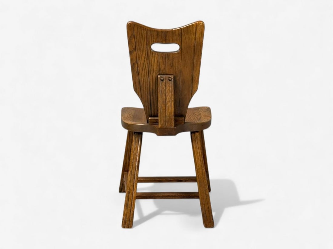 A. Brandt Ranch Oak, Oak, Writing Desk and Chair, USA, 1950s - 12