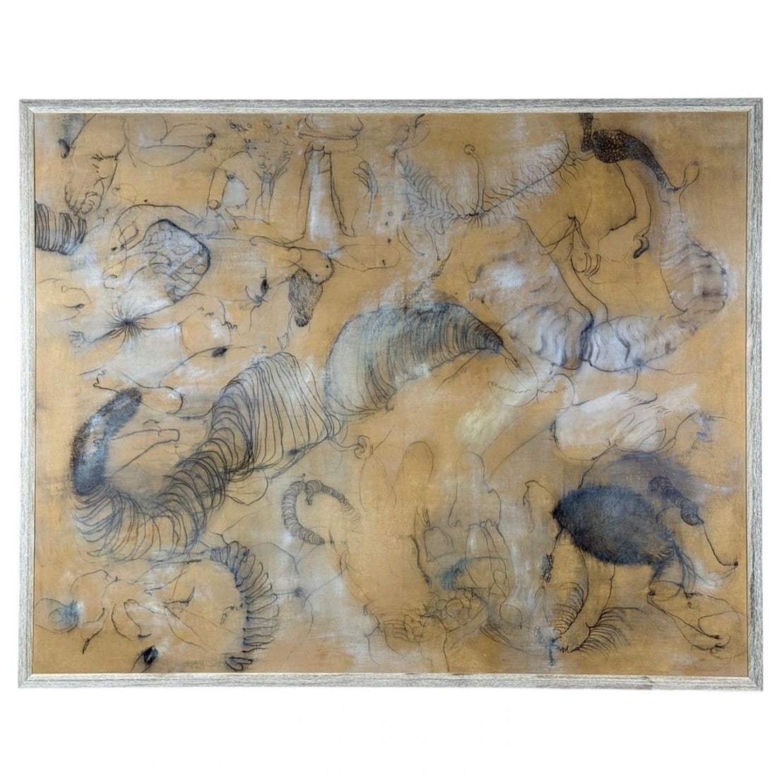Angelina Nasso, Modern, Framed Abstract, Large Oil on Canvas, USA, 1998 - 2