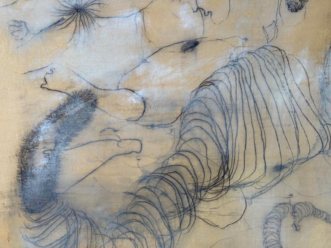 Angelina Nasso, Modern, Framed Abstract, Large Oil on Canvas, USA, 1998 - 5