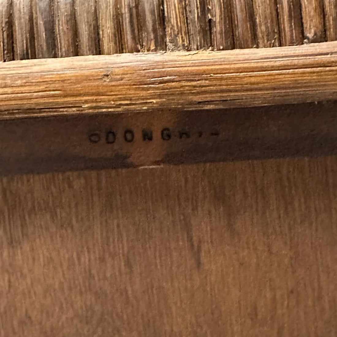 John Hutton, Woven Cane, Mahogany, Oversized Lounge Chairs, USA, 1990s - 11