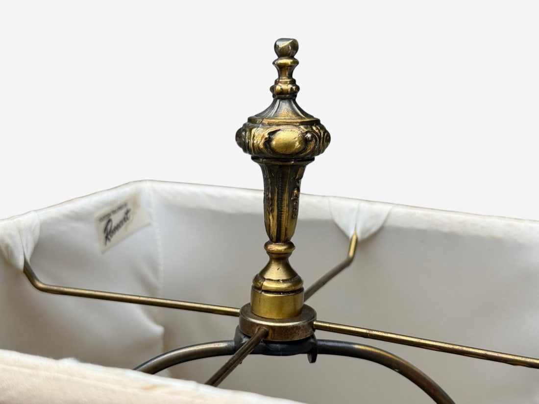 Neoclassical, Cranberry Glass, Decoupage Cherub Table Lamps, USA, 1930s - 4