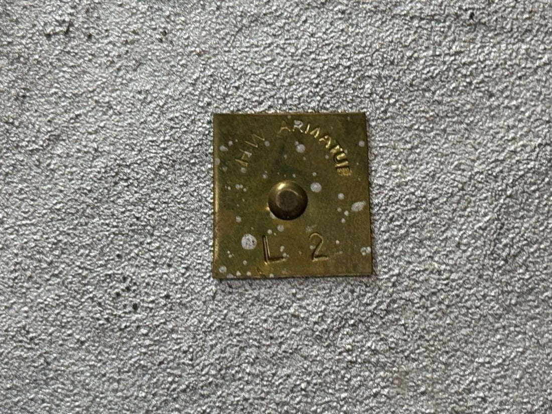 H.W. Armatur, Swedish Modern, Floor Lamp, Brass, Fabric, Sweden, 1940s - 12