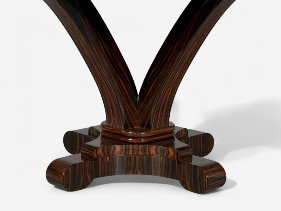American Modern, Macassar Ebony, Shagreen, Brass, Table, USA, 2010s - 9