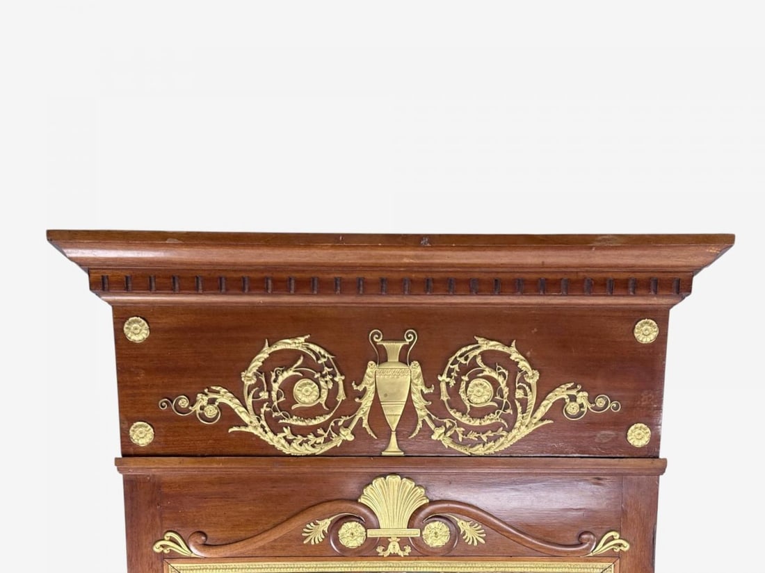 Empire Revival, Mahogany, Bronze, Monumental Mirror and Console, France, 19th c. - 12