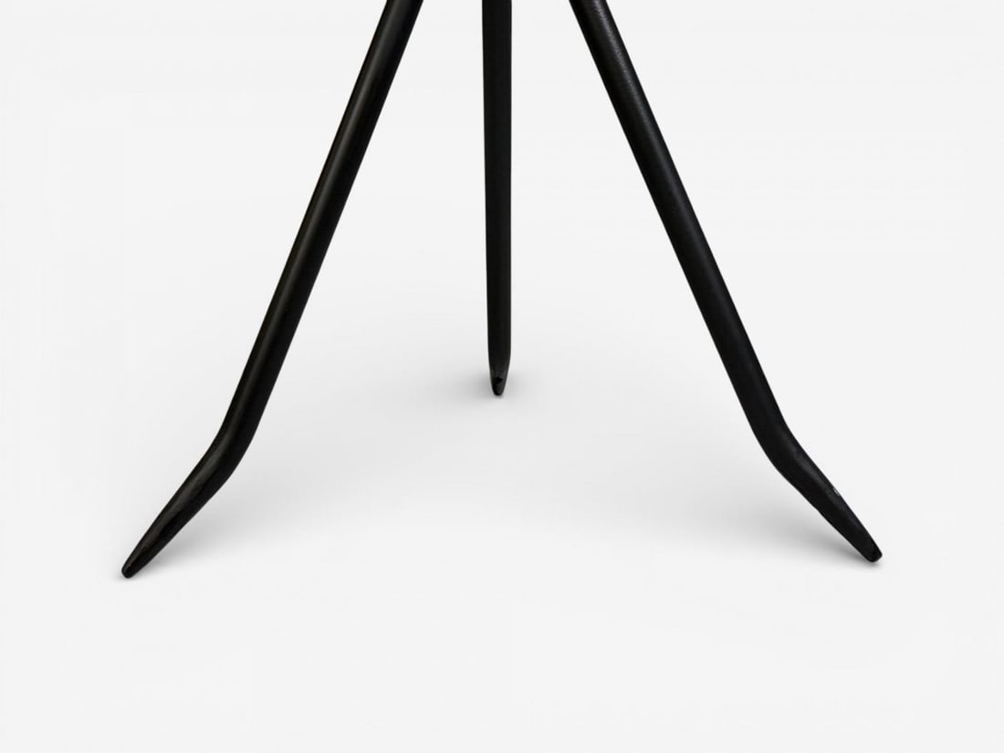 Jean-Michel Frank Style, Side Tables, Iron, Travertine, 20th c. - 9