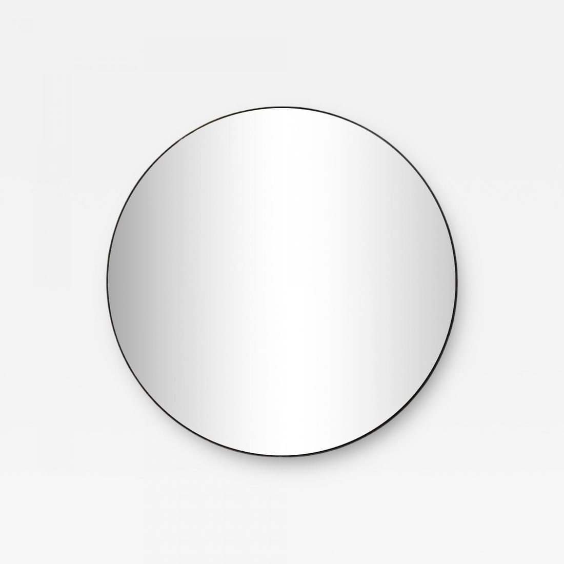 Contemporary, Convex Glass, Brass, Silver Space Age Wall Mirror (1 of 8)