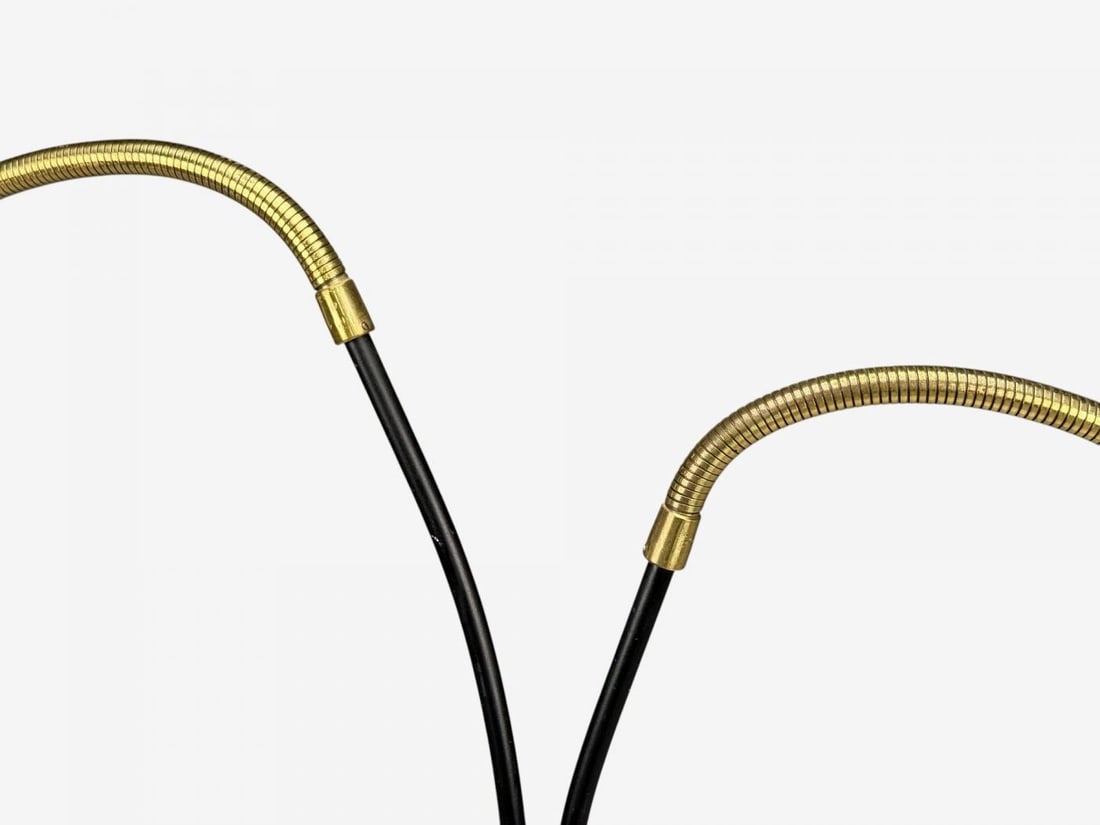 Eskilstuna Elektrofabrik, Floor Lamp, Laqcuered Metal, Brass, Sweden, 1960s - 7