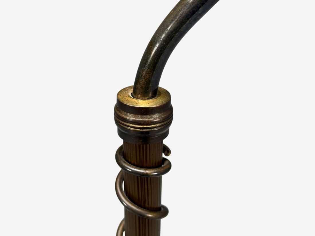 Swedish Modern, Brass, Fabric, Floor Lamp, Sweden, 1950s - 9