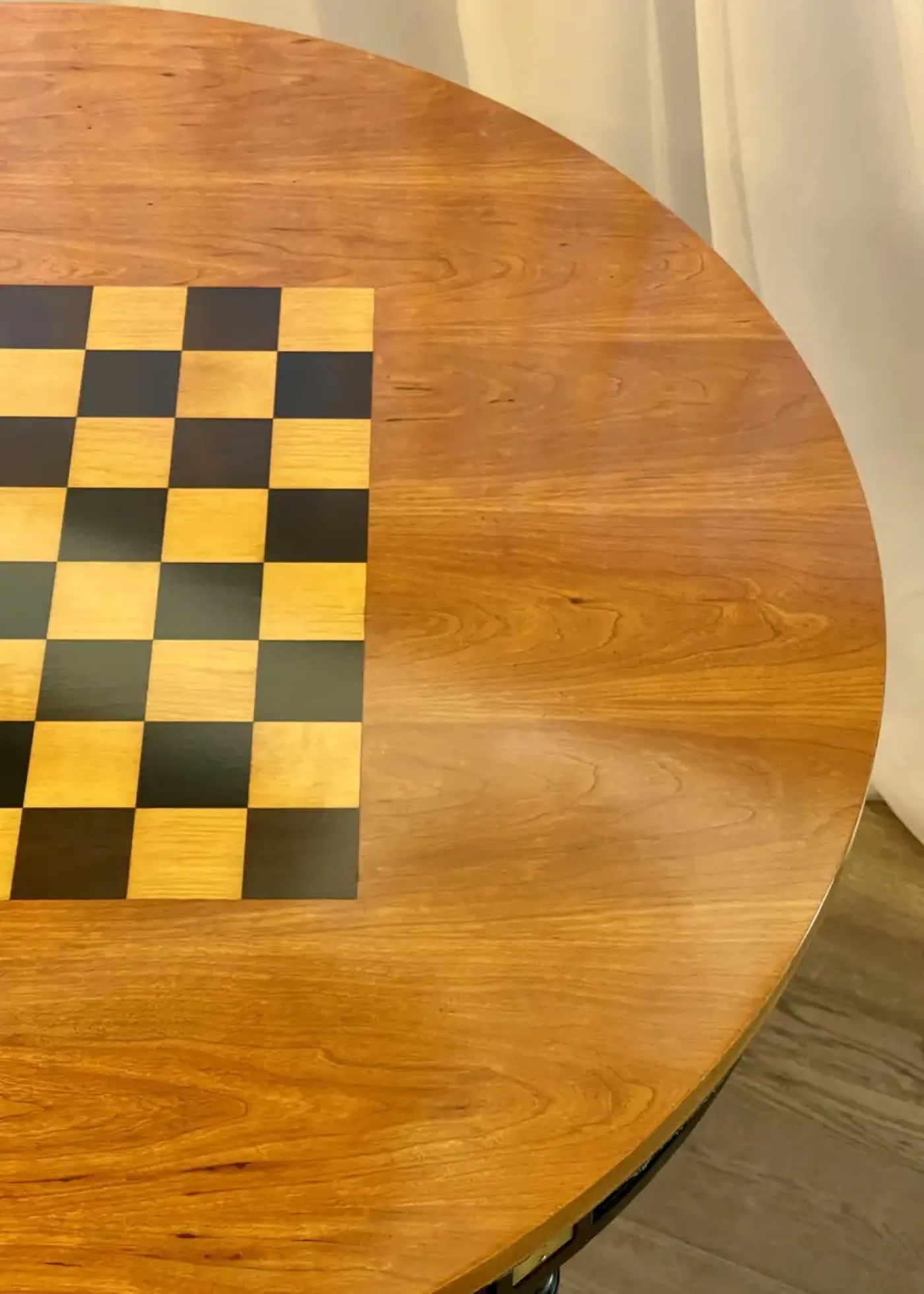 Hollywood Regency Ebony Game, Card Table, Louis XVI Style, Bronze Mounted - 11