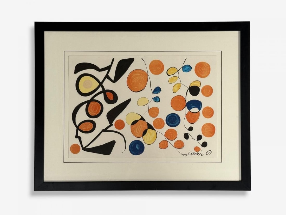 Alexander Calder, "Spring Carnival" Authentic Lithograph, 1969 - 10