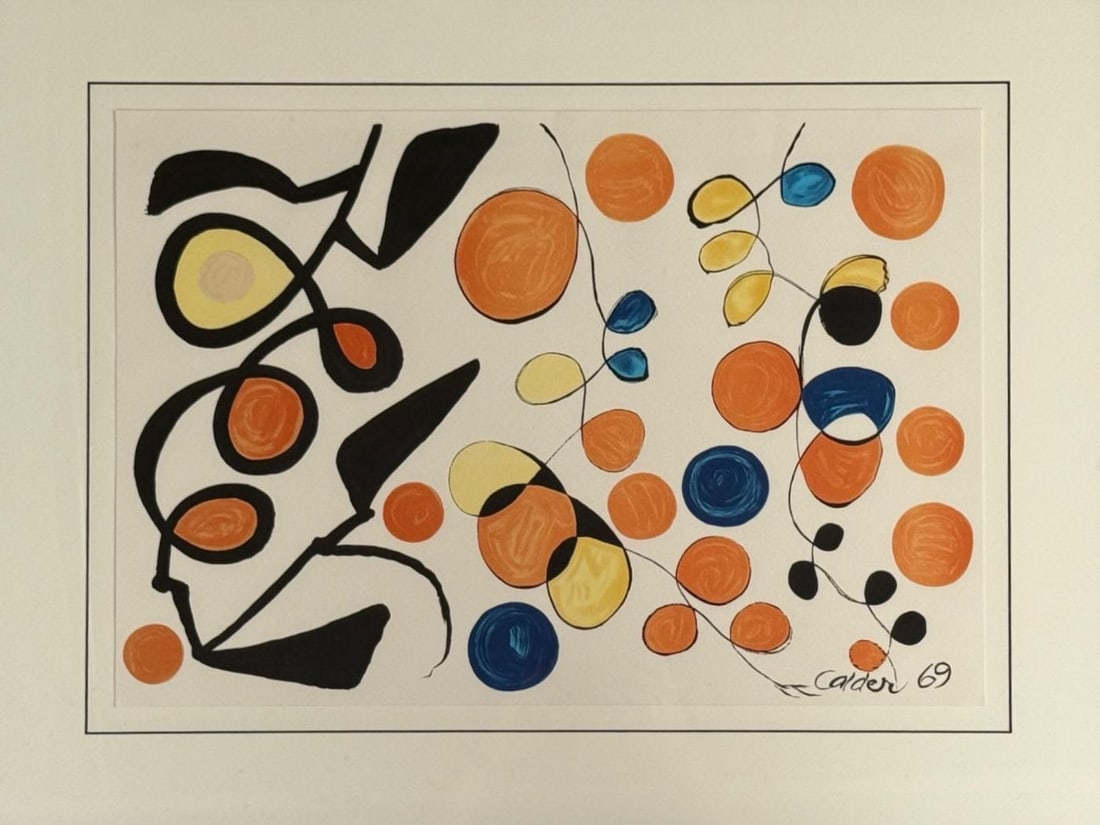 Alexander Calder, "Spring Carnival" Authentic Lithograph, 1969 - 11