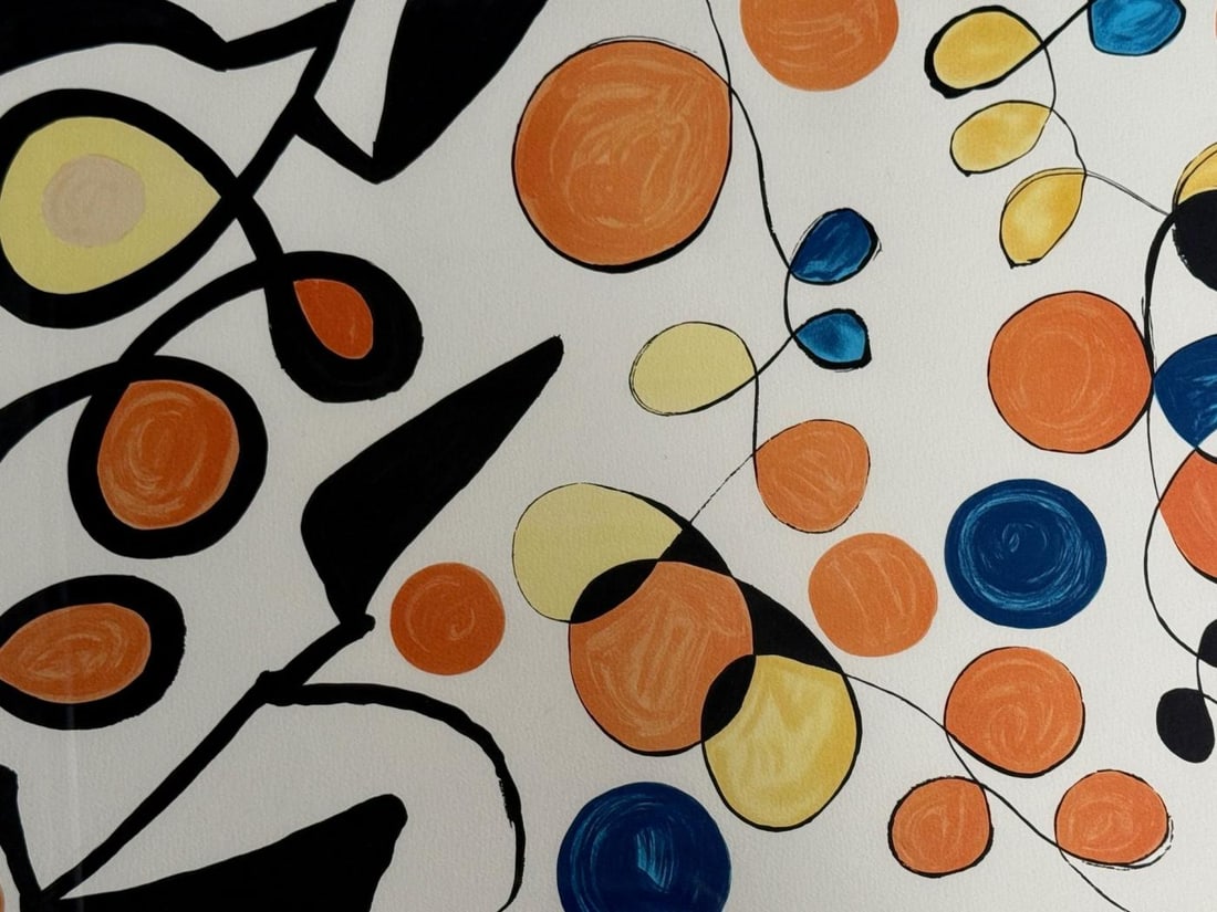 Alexander Calder, "Spring Carnival" Authentic Lithograph, 1969 - 3